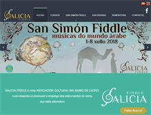 Tablet Screenshot of galiciafiddle.com
